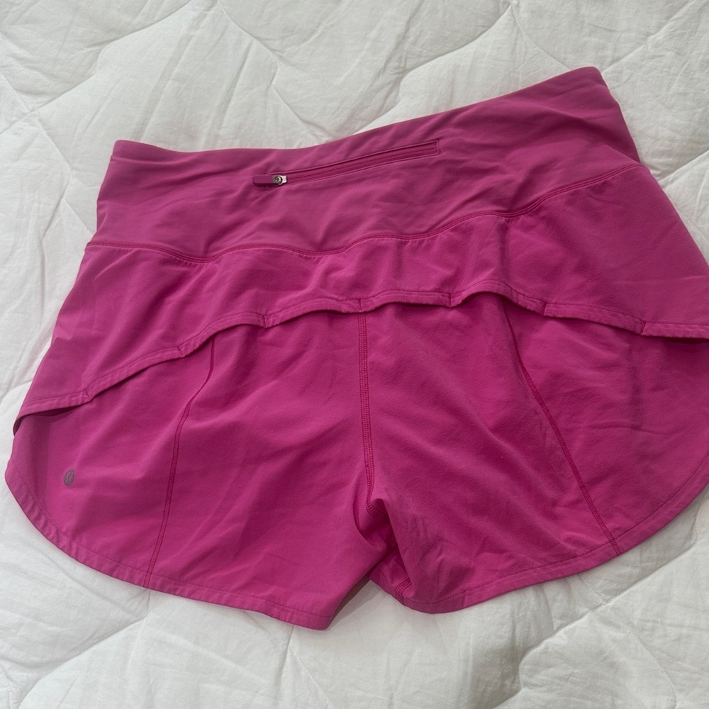 Lululemon Athletica Magenta Athletic Shorts